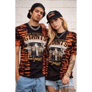 San Francisco Giants Sandlot 25th Anniversary Shirt Tie Dye Rare Promo Tee S